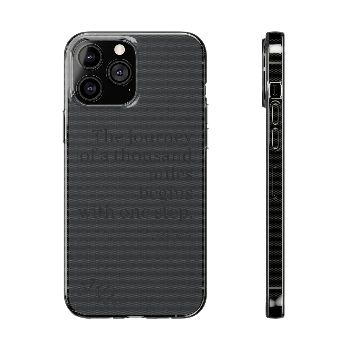 Clear Silicone PD Phone Cases