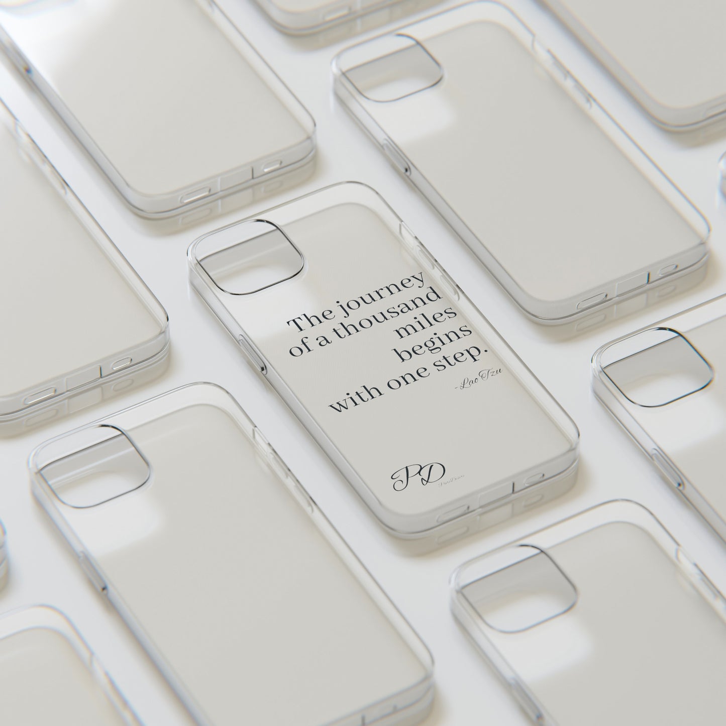 Clear Silicone PD Phone Cases